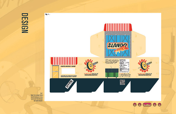 Packaging Concept Art for Donut Packaging